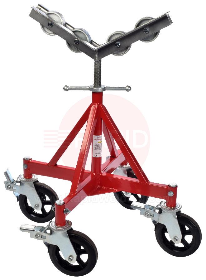 QPS 400  Pipe Jack Quattro Heavy Duty Stand (Base Only with Level Pads)